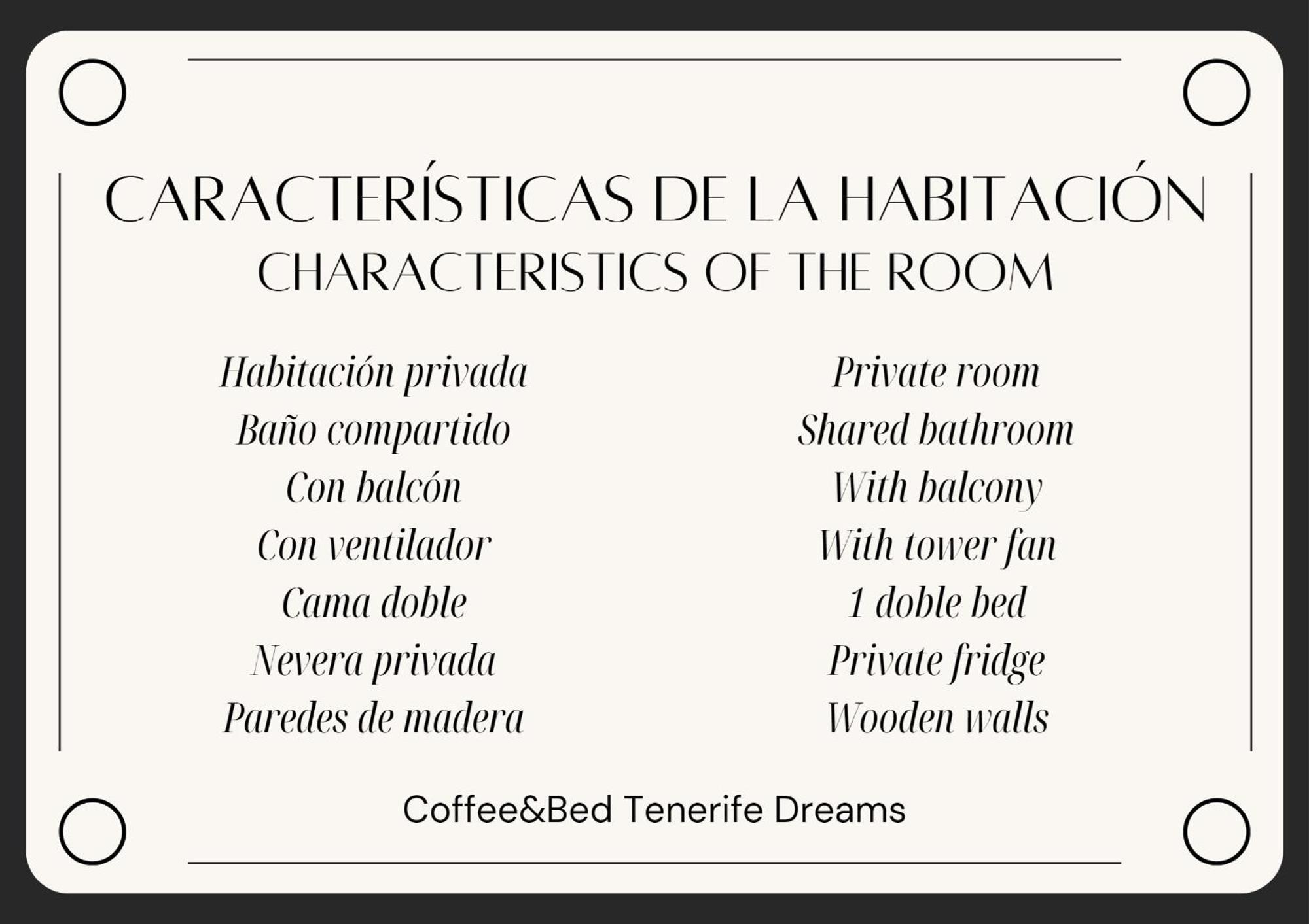 Coffee&Bed Tenerife Dreams Hotell Santa Cruz de Tenerife Rom bilde