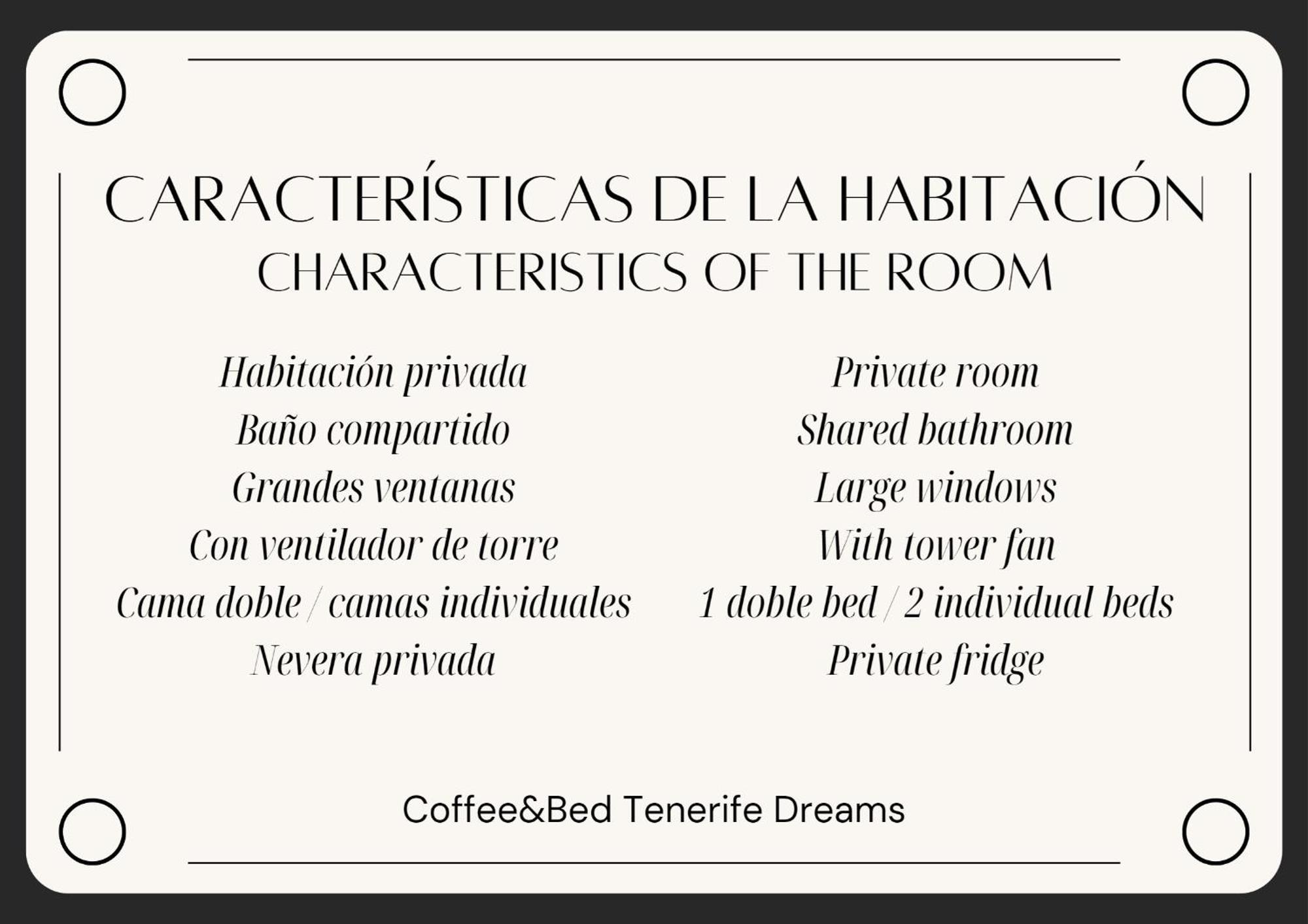 Coffee&Bed Tenerife Dreams Hotell Santa Cruz de Tenerife Rom bilde