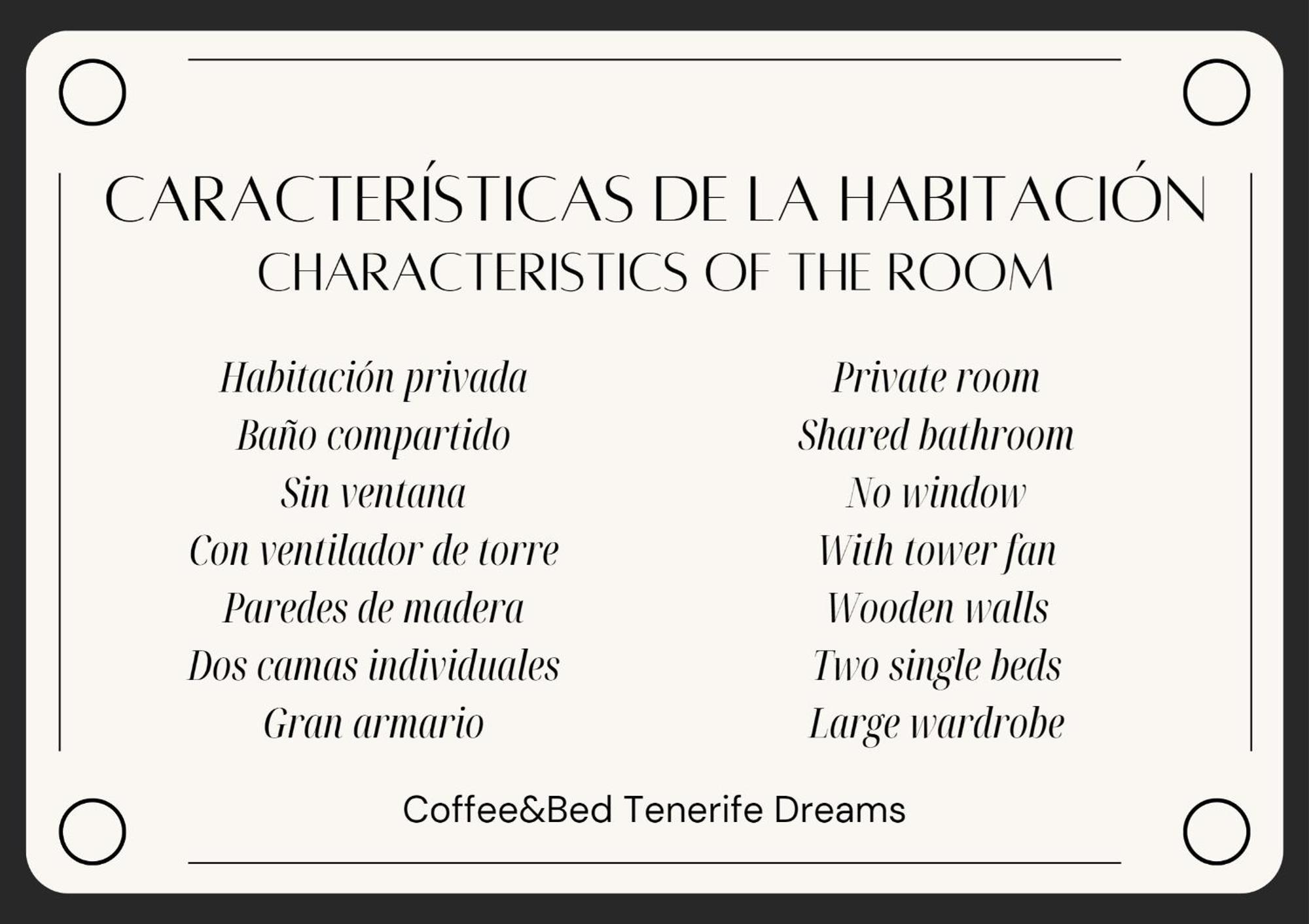 Coffee&Bed Tenerife Dreams Hotell Santa Cruz de Tenerife Rom bilde